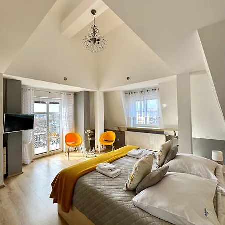 Trzy Korony Drei Kronen 3 Balkone Deluxe 60m2 Topview Apartmán