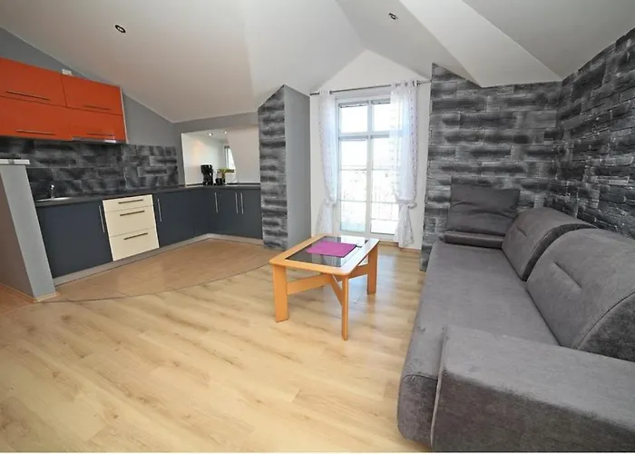 Trzy Korony Drei Kronen 3 Balkone Deluxe 60m2 Topview Apartament Świnoujście