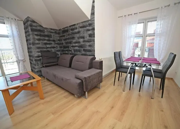 Apartament Trzy Korony Drei Kronen 3 Balkone Deluxe 60m2 Topview Świnoujście